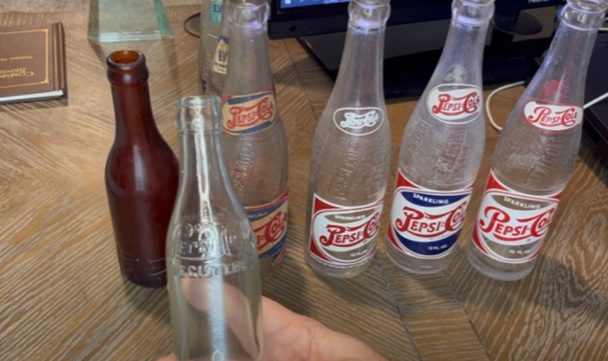 Pepsi Embossed Bottles