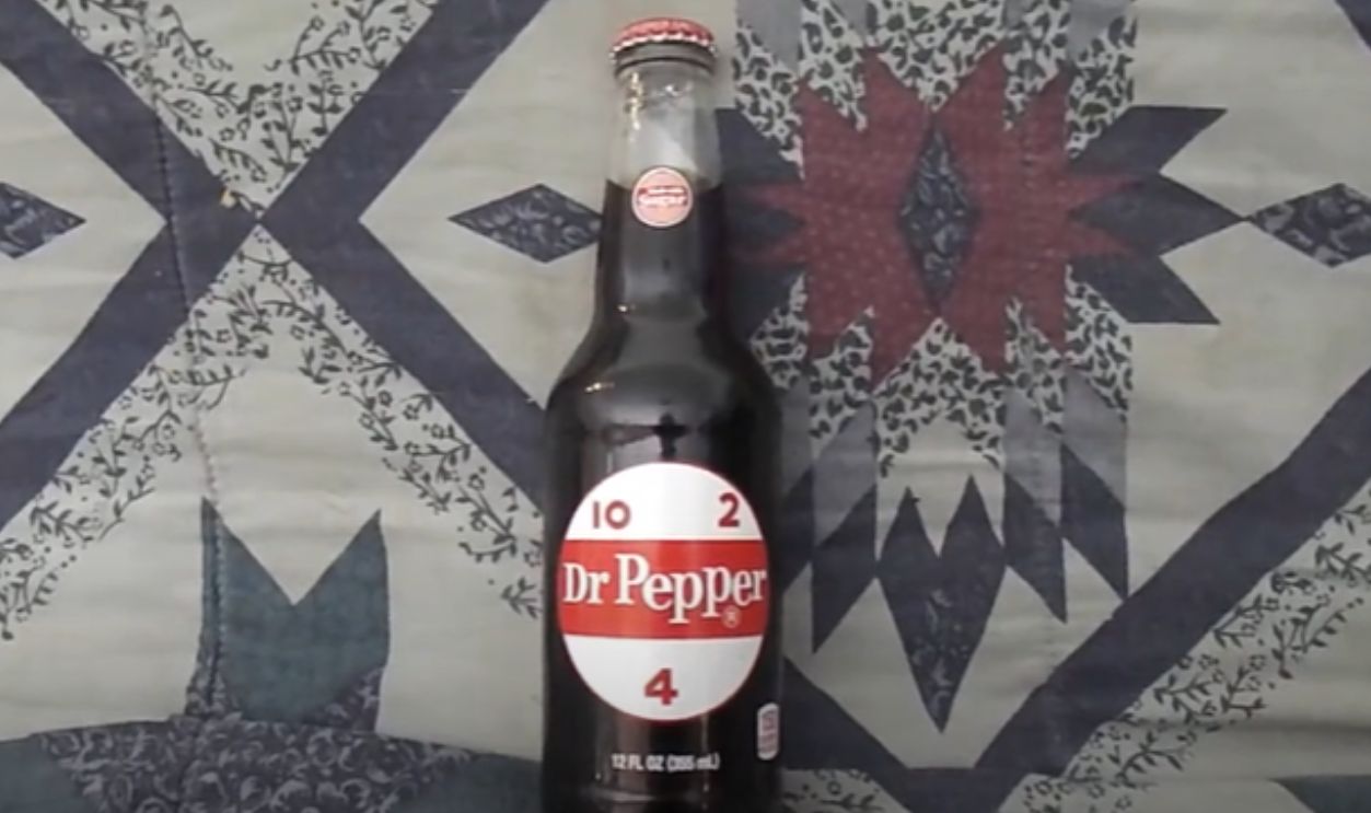 Dr Pepper And 10‑2‑4 Clock Bottles
