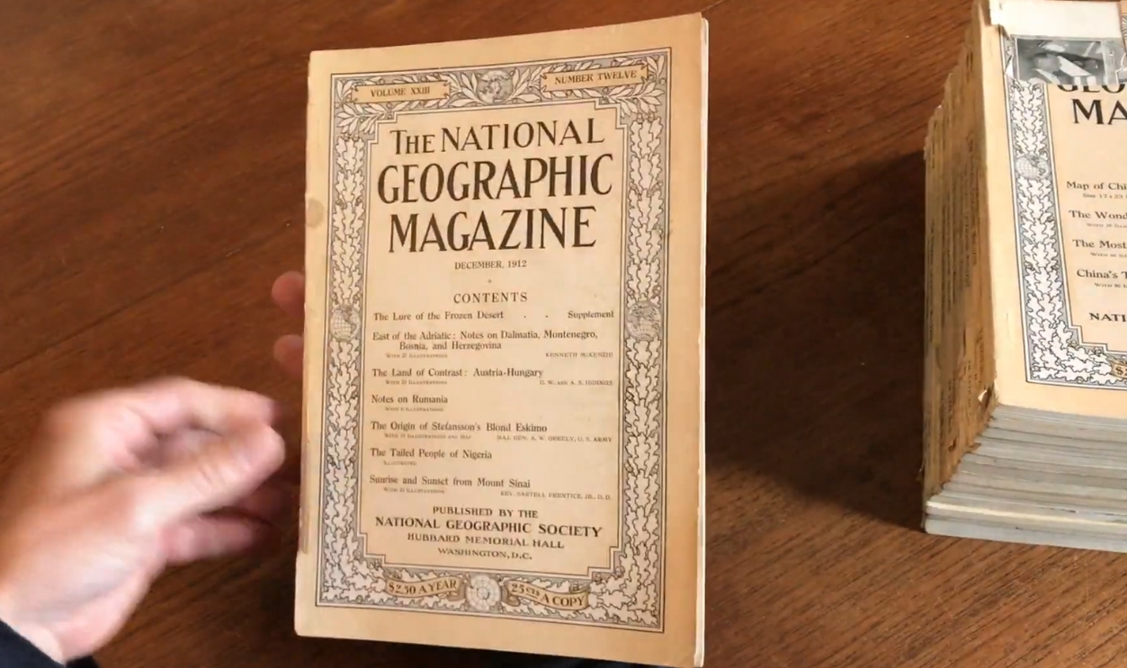 National Geographic Issues (Early 1900s)