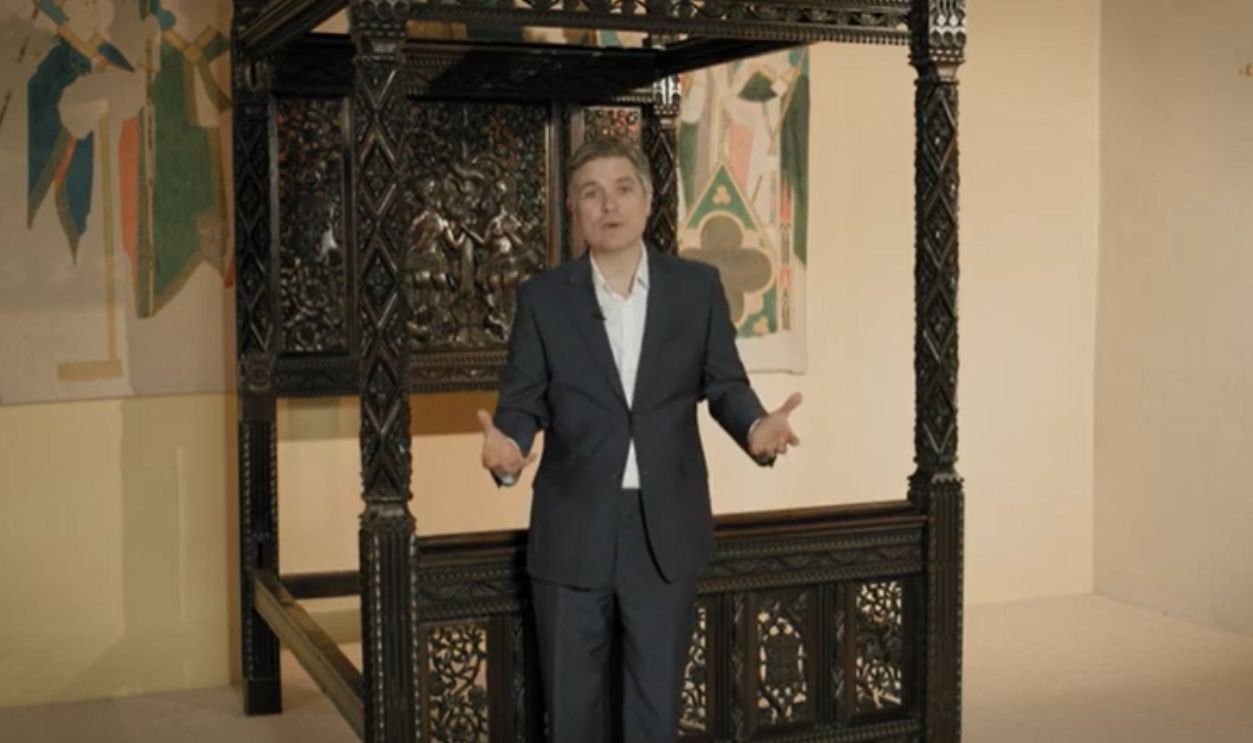 Screenshot from The First State Bed of Henry VII & Elizabeth of York: An Investigation (2017)
