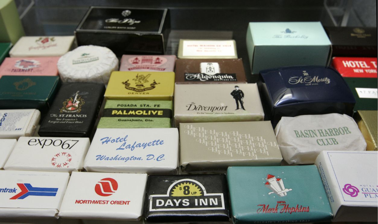 The Bennington Museum in Vermont, whose claim to fame is its Grandma Moses collection, is now displaying other collections of the keepsakes of local residents. Items such as toasters, lunch boxes, and hotel soaps are just a few of the personal collections on display. Some of the soaps in the 