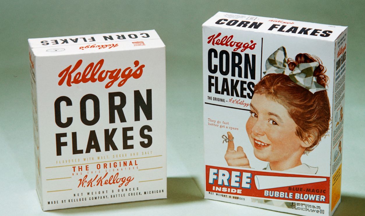 Corn Flakes Cereal Boxes 