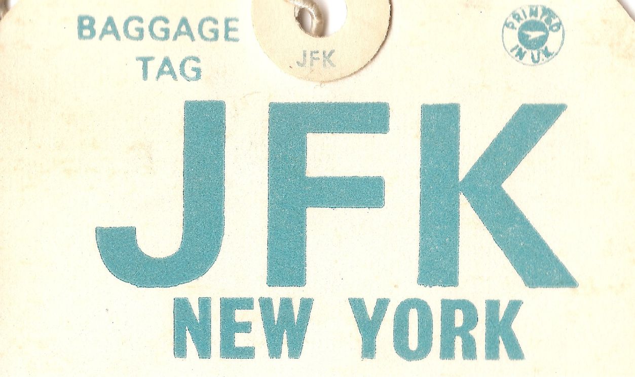 BOAC Vintage Airline Baggage Tag.