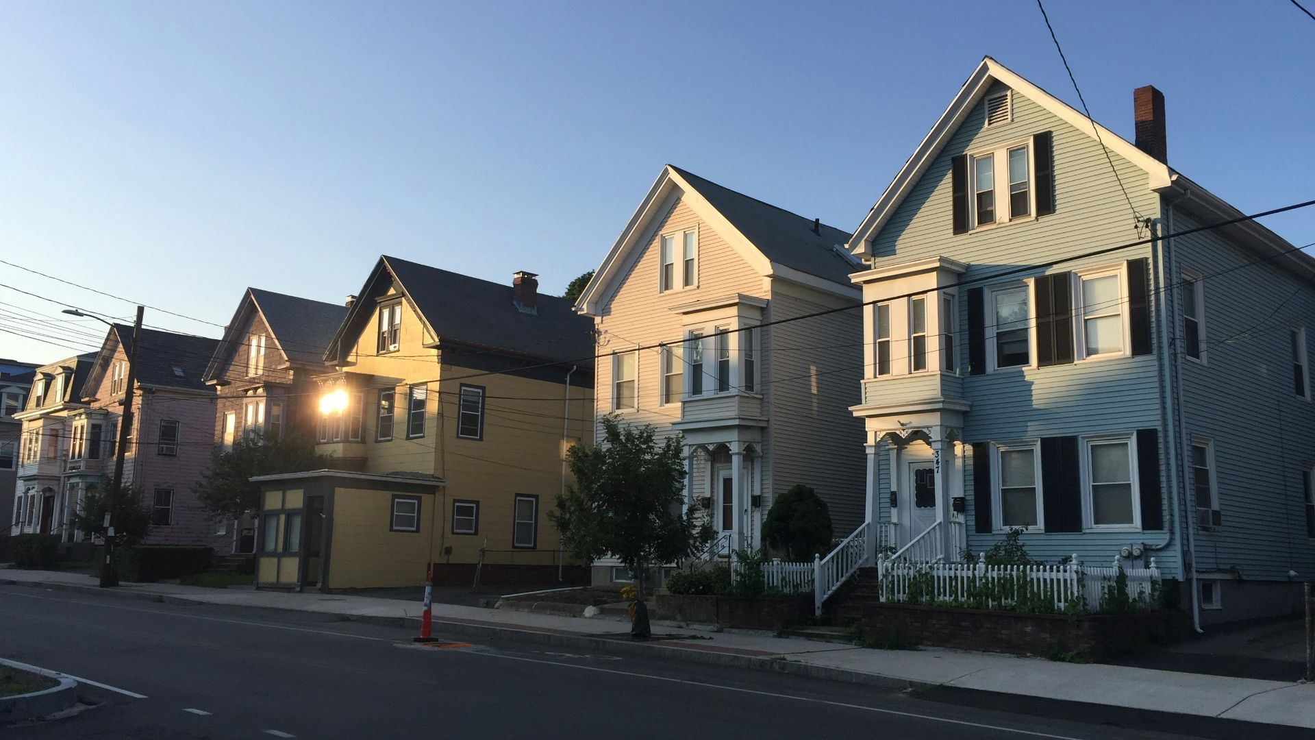 white and brown concrete house