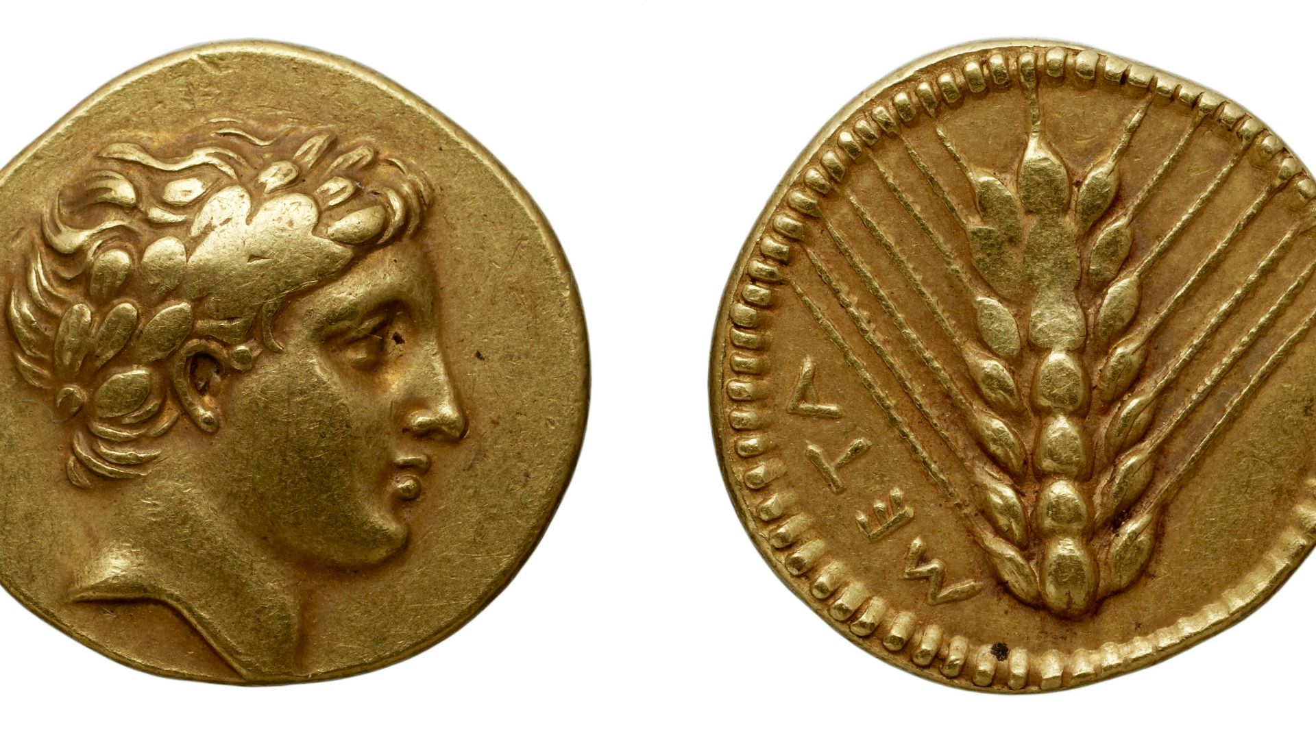 File:Monnaie en or, Lucanie, Métaponte.jpg