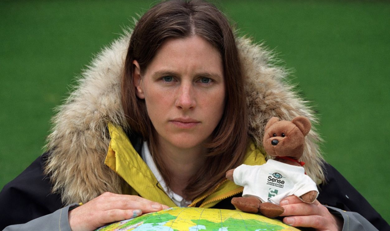 Catharine Hartley introduces Christopher, a limited edition Britannia Beanie Bear, who will be accompanying the adventurer on her attempt to become the first British woman to walk 680 miles across the Antarctic to the South Pole. Catherine was at the Royal Geographical Society before making final preparations before embarking on her journey. 