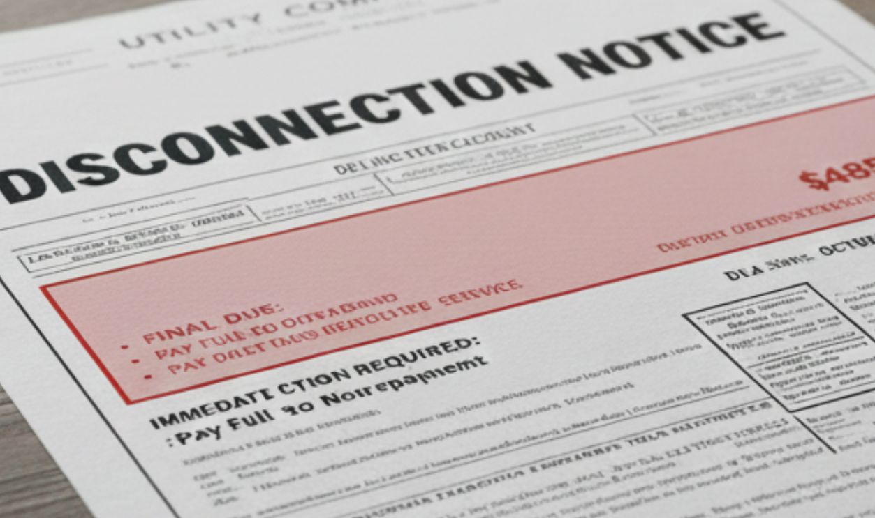 Disconnection notice