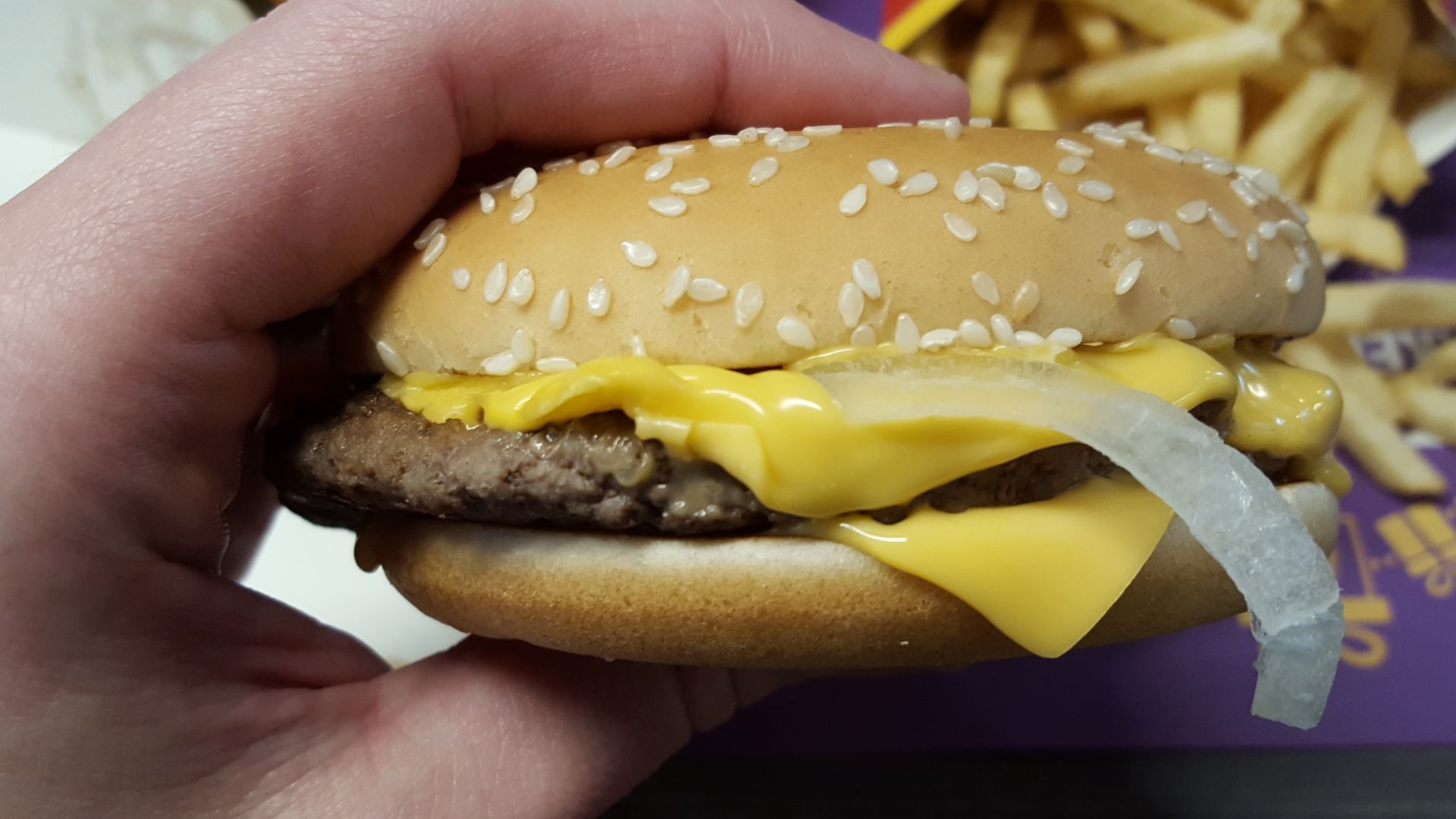 McDonald's Quarter Pounder met Franse friet