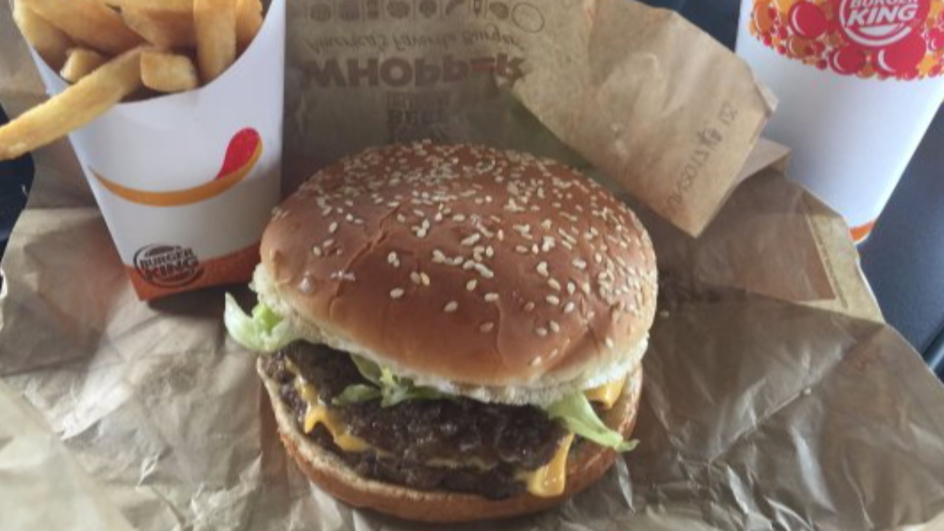 It is a Double Whopper.