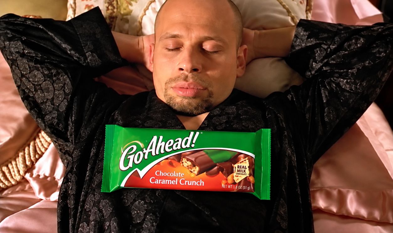 Screenshot from Go Ahead! Commercial, United Biscuits (2001) 
