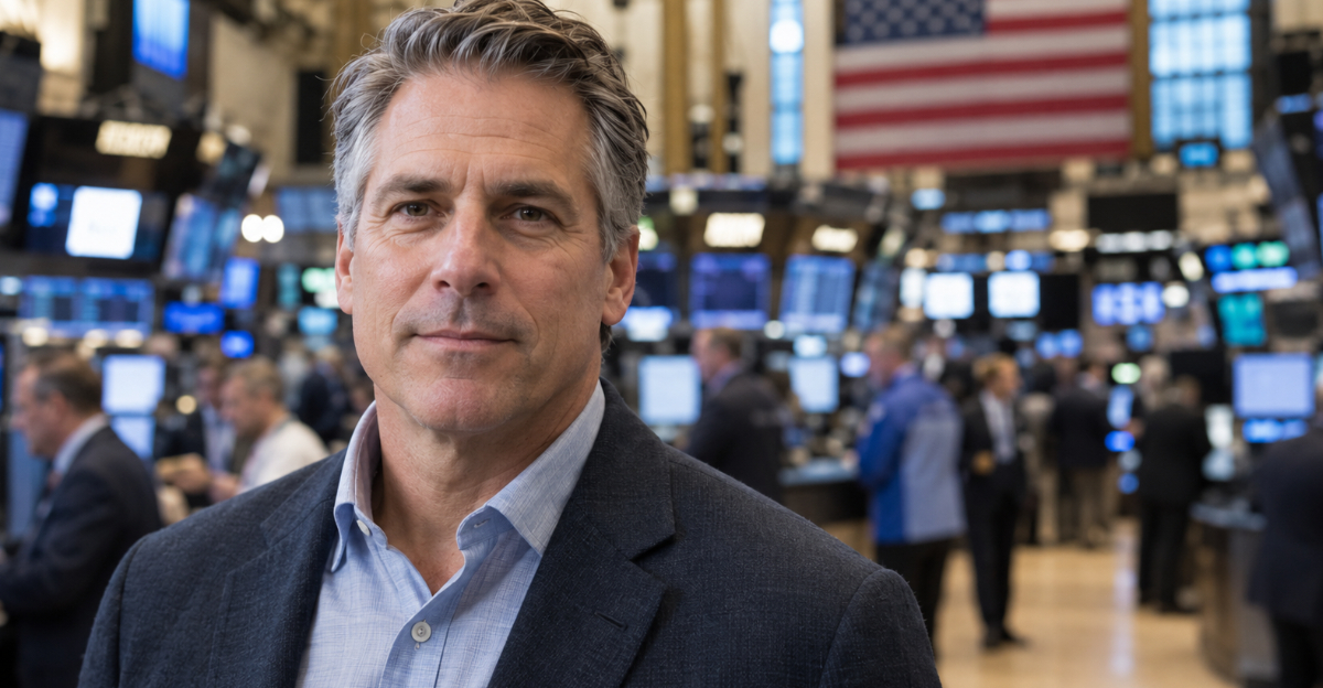 Man at Stock Exchange