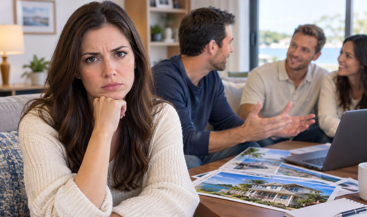 husband wants to buy a vacation home with friends
