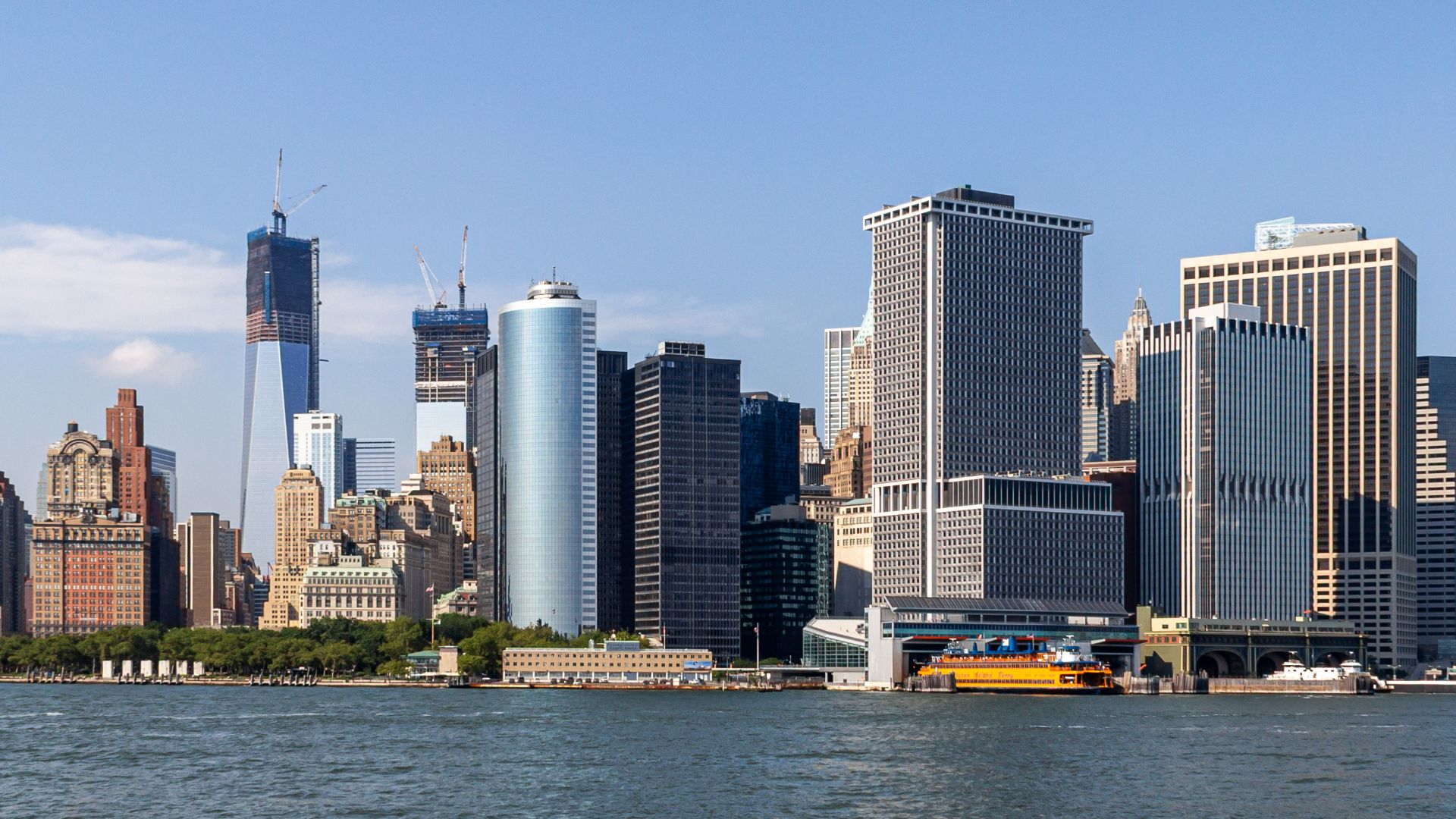 Manhattan skyline, New York City, New York, USA