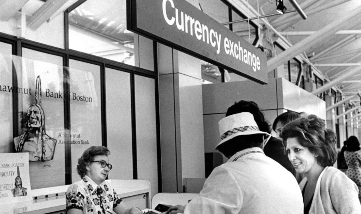 Currency Exchange Desk At Logan Airport