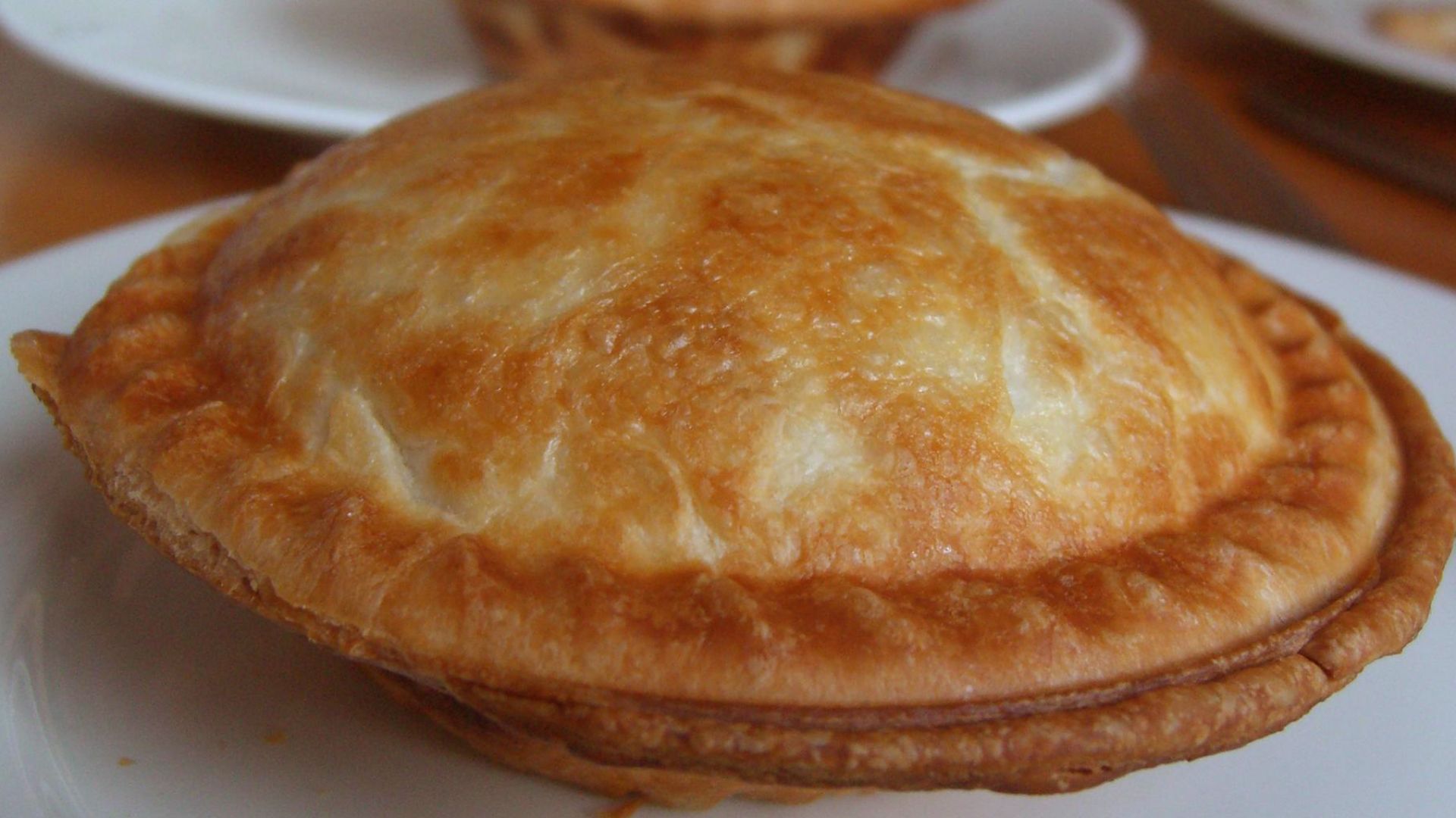 Homemade curry chicken pot pies.