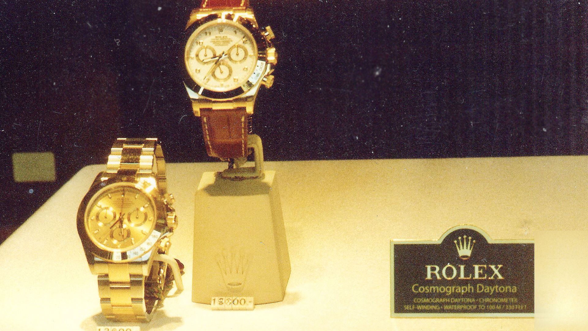 Window of clock store in Zurich