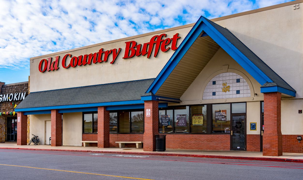 York, PA, USA - January 26, 2019: Old Country Buffet is a restaurant chain operating approximately 60 locations throughout the United States.