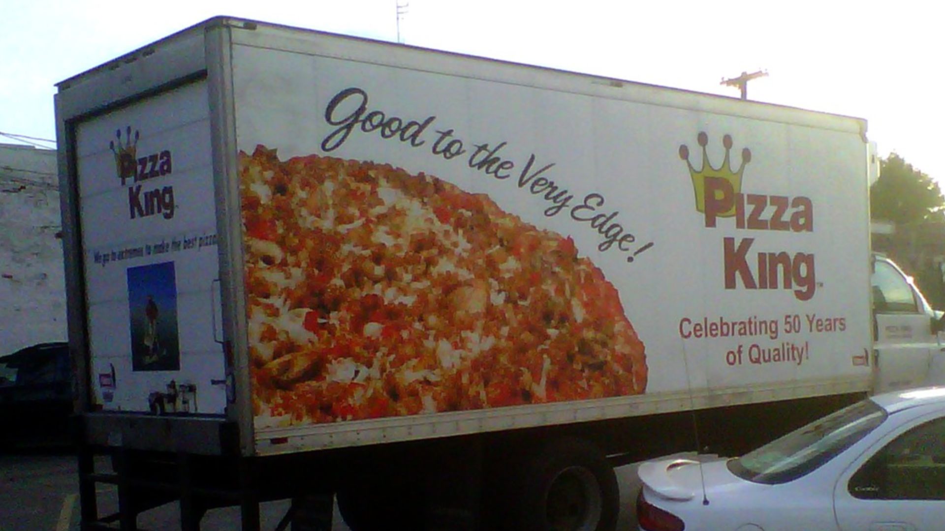 Pizza King truck in Tipton, Indiana