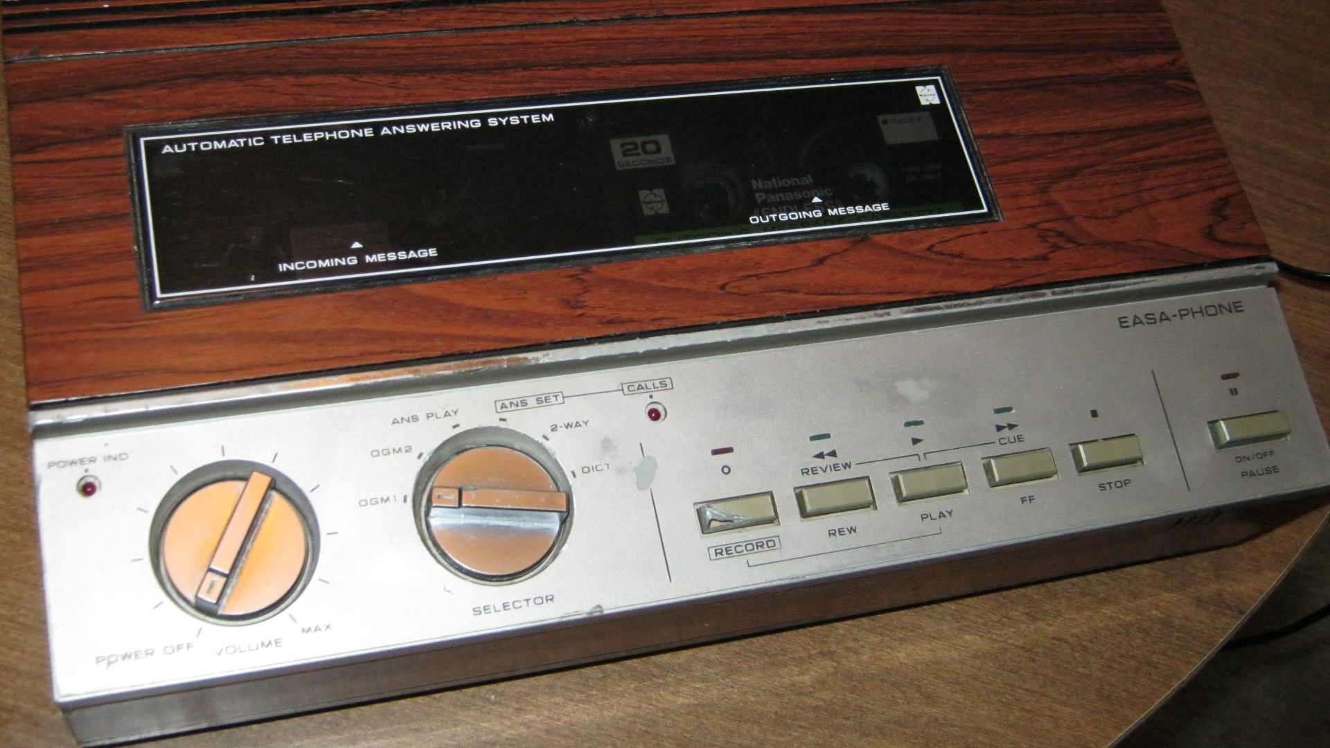 National Easa-Phone answering machine