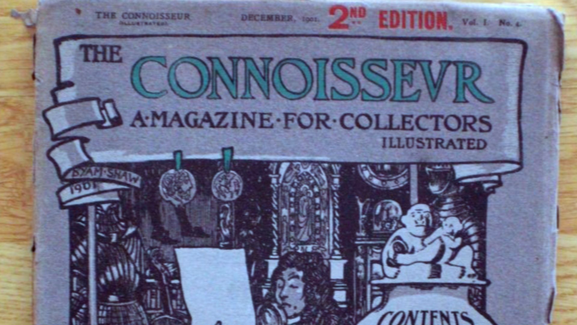Image of 1901 issue of The Connoisseur Magazine