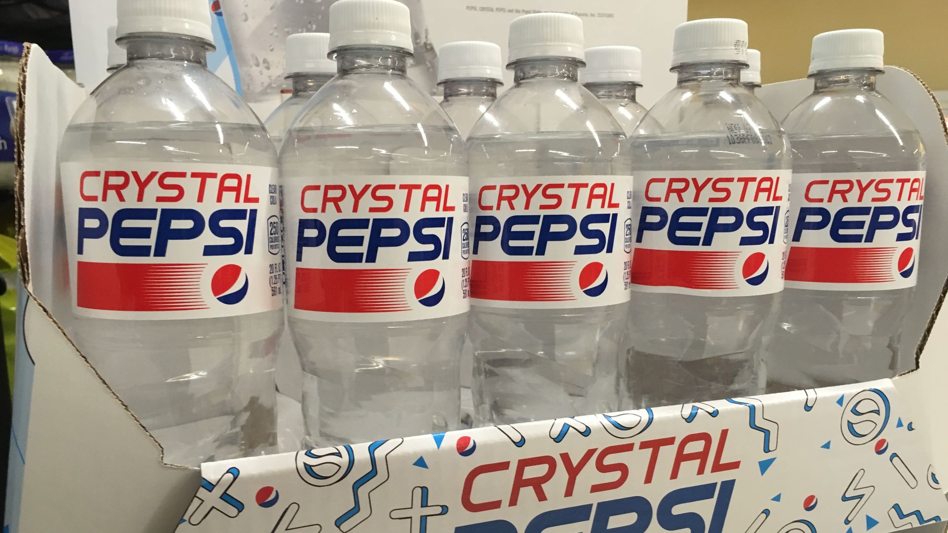 Crystal Pepsi, 8/2016, pics by Mike Mozart of TheToyChannel and JeepersMedia on YouTube