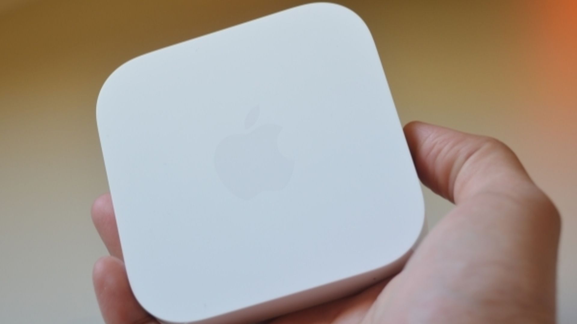 The 2012 AirPort Express with a shape similar to the AirPort Extreme 802.11n.