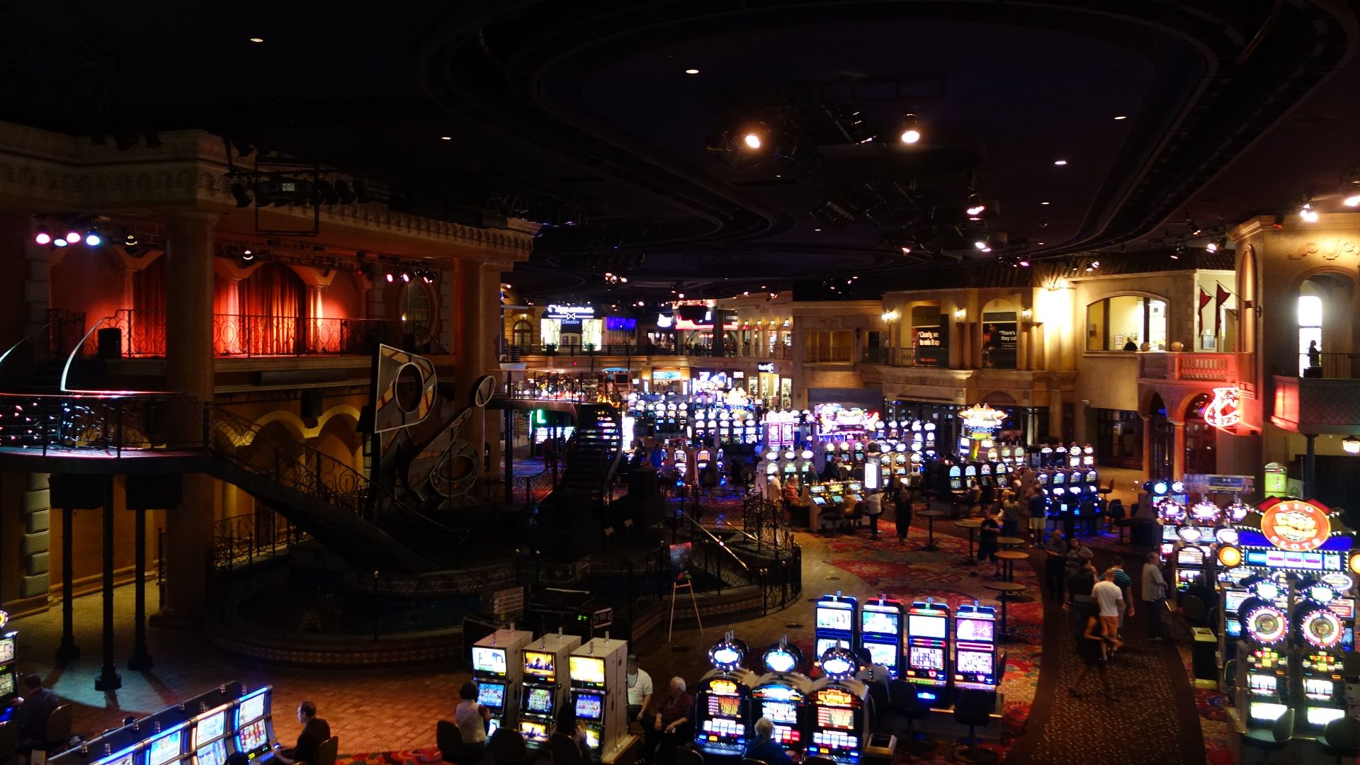 Casino floor at the Rio resort in Las Vegas.