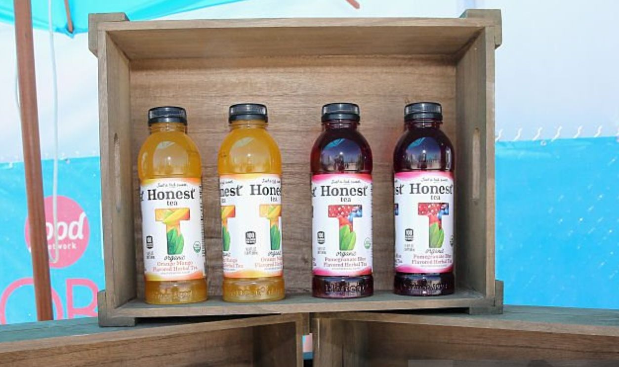 MIAMI BEACH, FL - FEBRUARY 27: Honest Tea on display at Goya Foods Grand Tasting Village Featuring MasterCard Grand Tasting Tents & KitchenAid® Culinary Demonstrations during 2016 Food Network & Cooking Channel South Beach Wine & Food Festival Presented By FOOD & WINE at Grand Tasting Village on February 27, 2016 in Miami Beach, Florida.