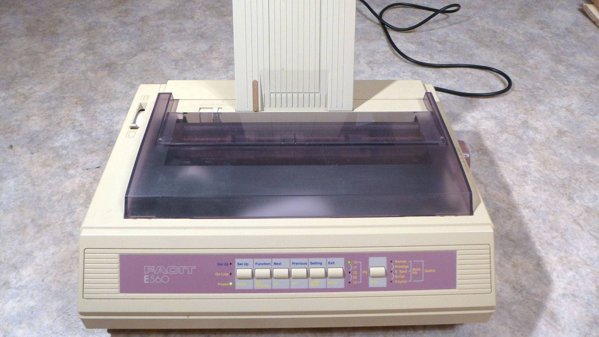 Facit E560 24 pin dot matrix printer
