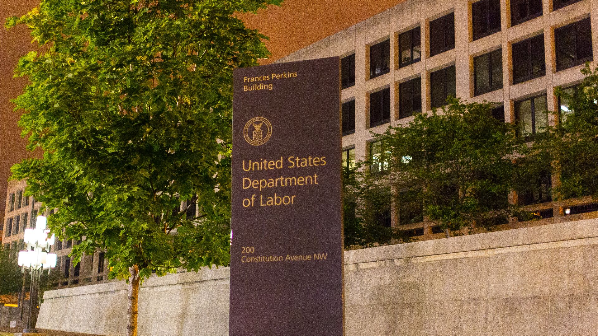 Washington, DC –    Frances Perkins Building
Official Department of Labor Photograph***
Photographs taken by the federal government are generally part of the public domain and may be used, copied and distributed without permission. Unless otherwise noted,