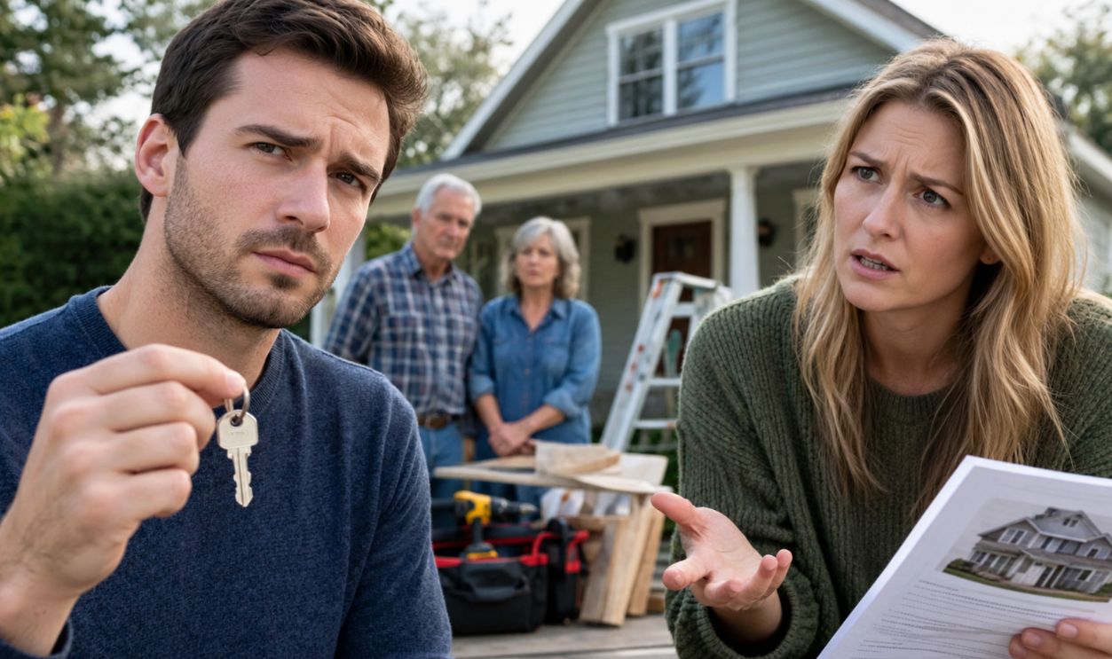 Family Property Dispute Outside Home