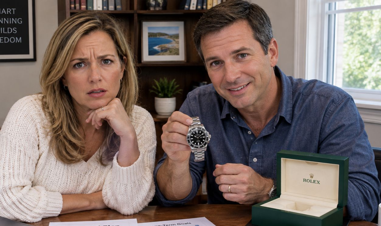 My husband bought a $12,000 watch