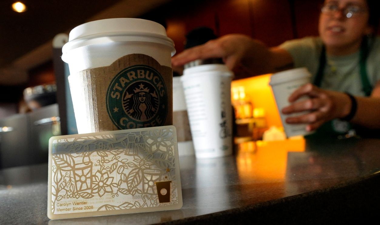 A Starbucks Gold Card 161077796