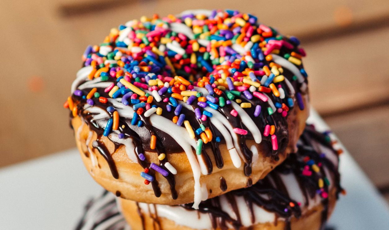doughnut with toppings