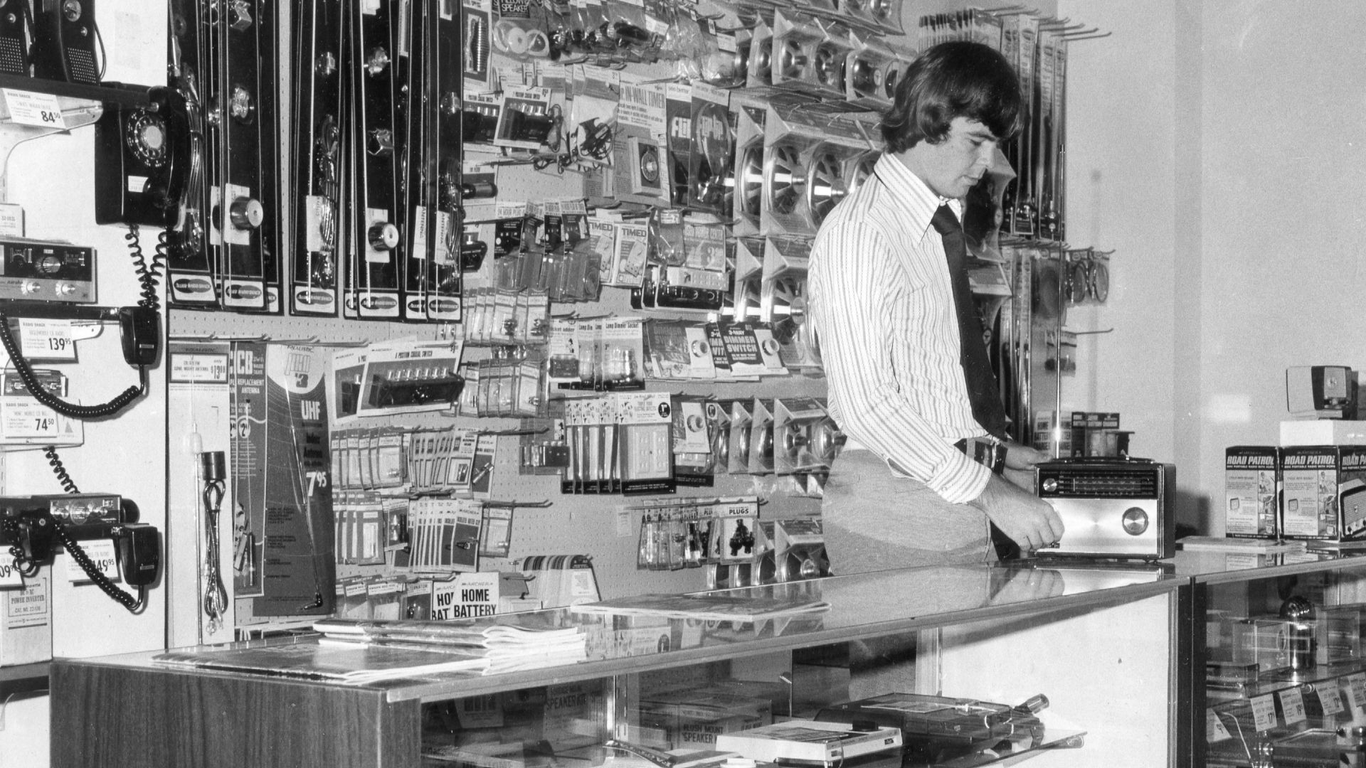 Radio Shack Interior Metairie Louisiana 1972. Press photo. 
CB radios. eBay purchase.