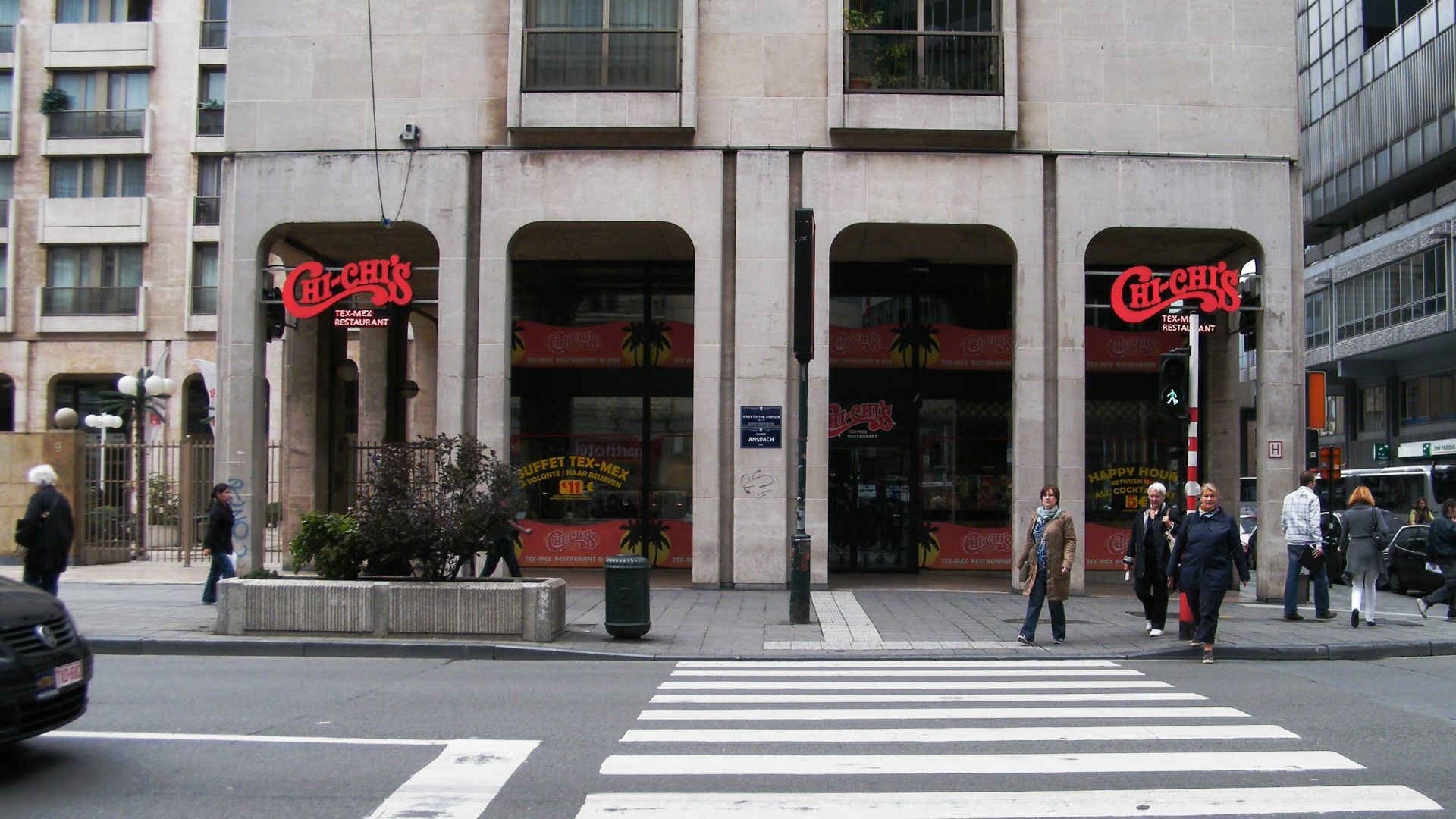 Chi-Chi's restaurant in Brussels.