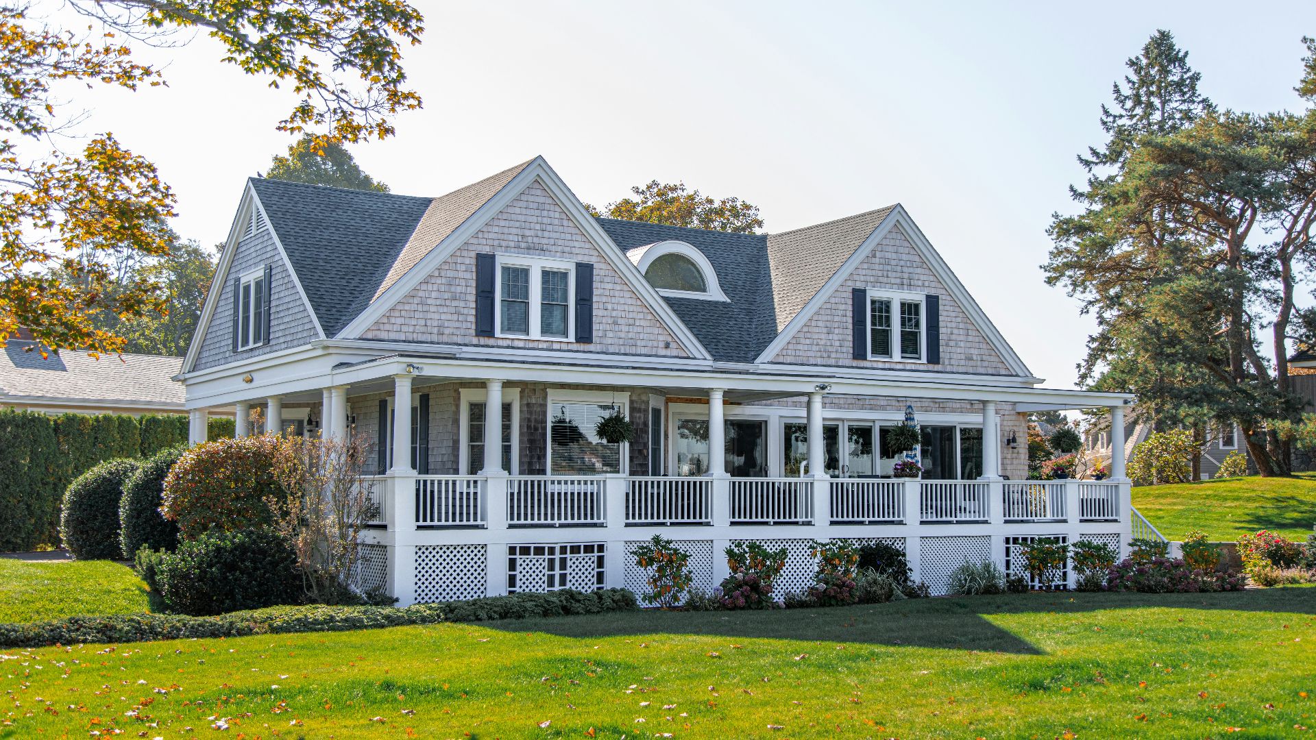 gray wooden house