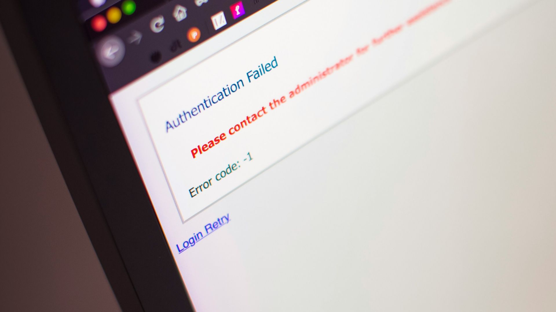 black flat screen computer monitor