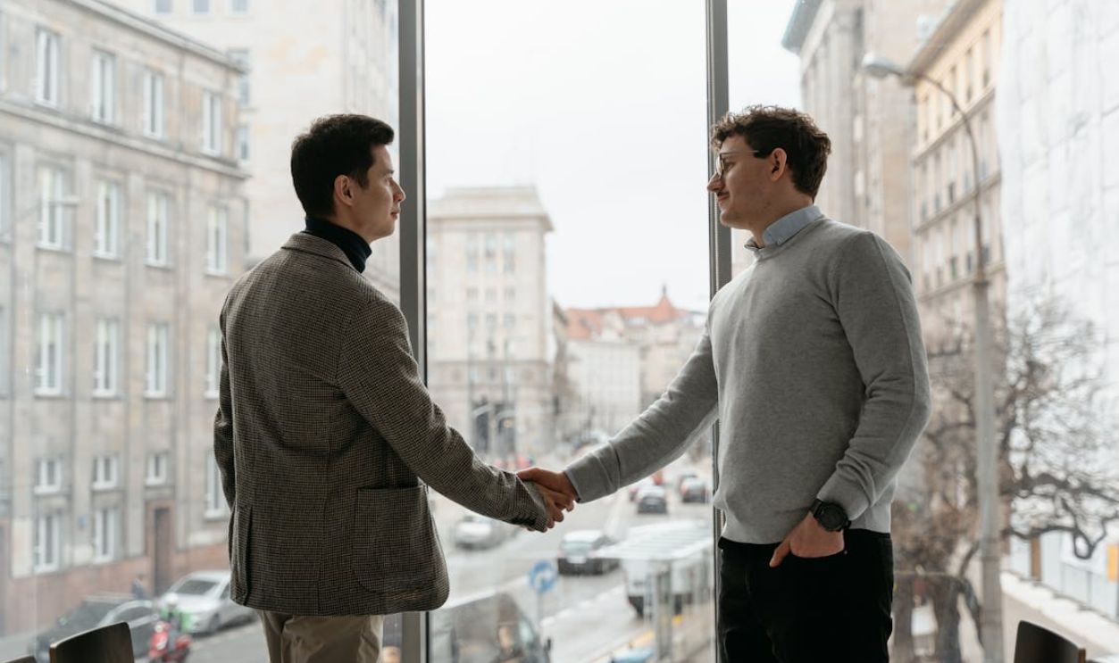 Men Doing a Handshake