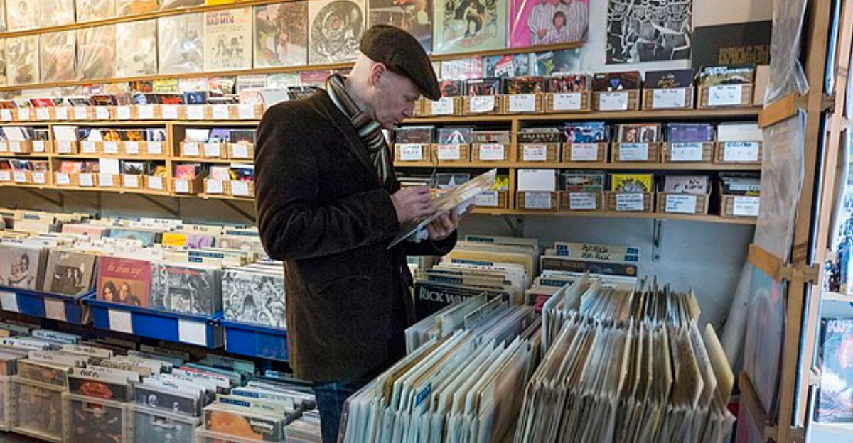 The Collector, vinylplatenwinkel, Beursstraat, Brussel