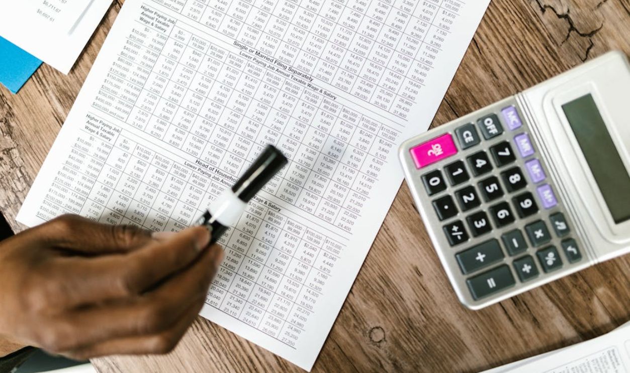 Black and White Pen on White Printer Paper