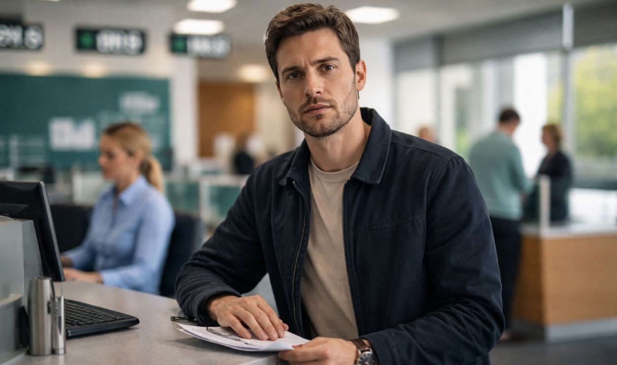 The reason your bank would not process your withdrawal without an ID.