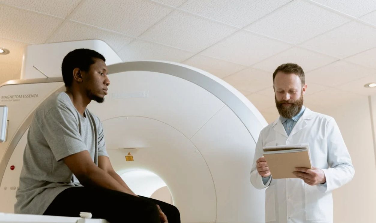 Medical Practitioner Looking Through Patient's Records