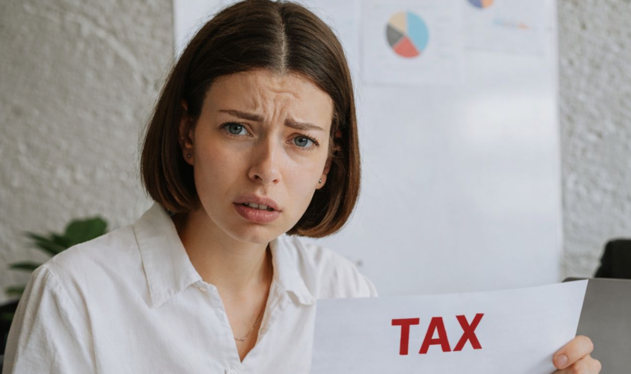 Taxes went wrong.