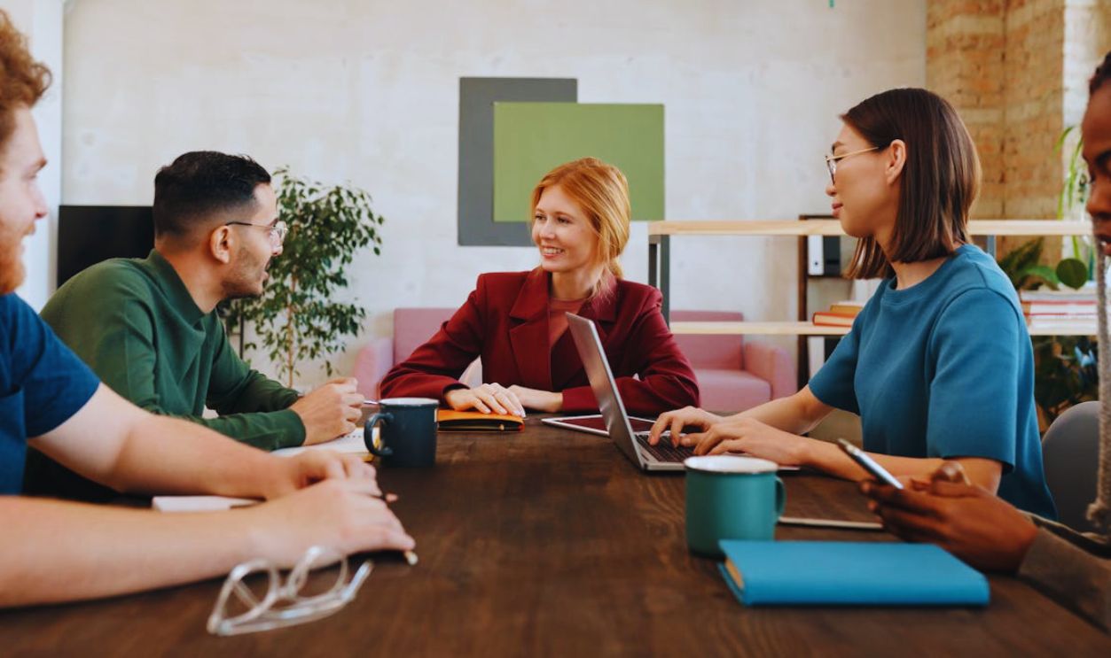 Colleagues in a Meeting