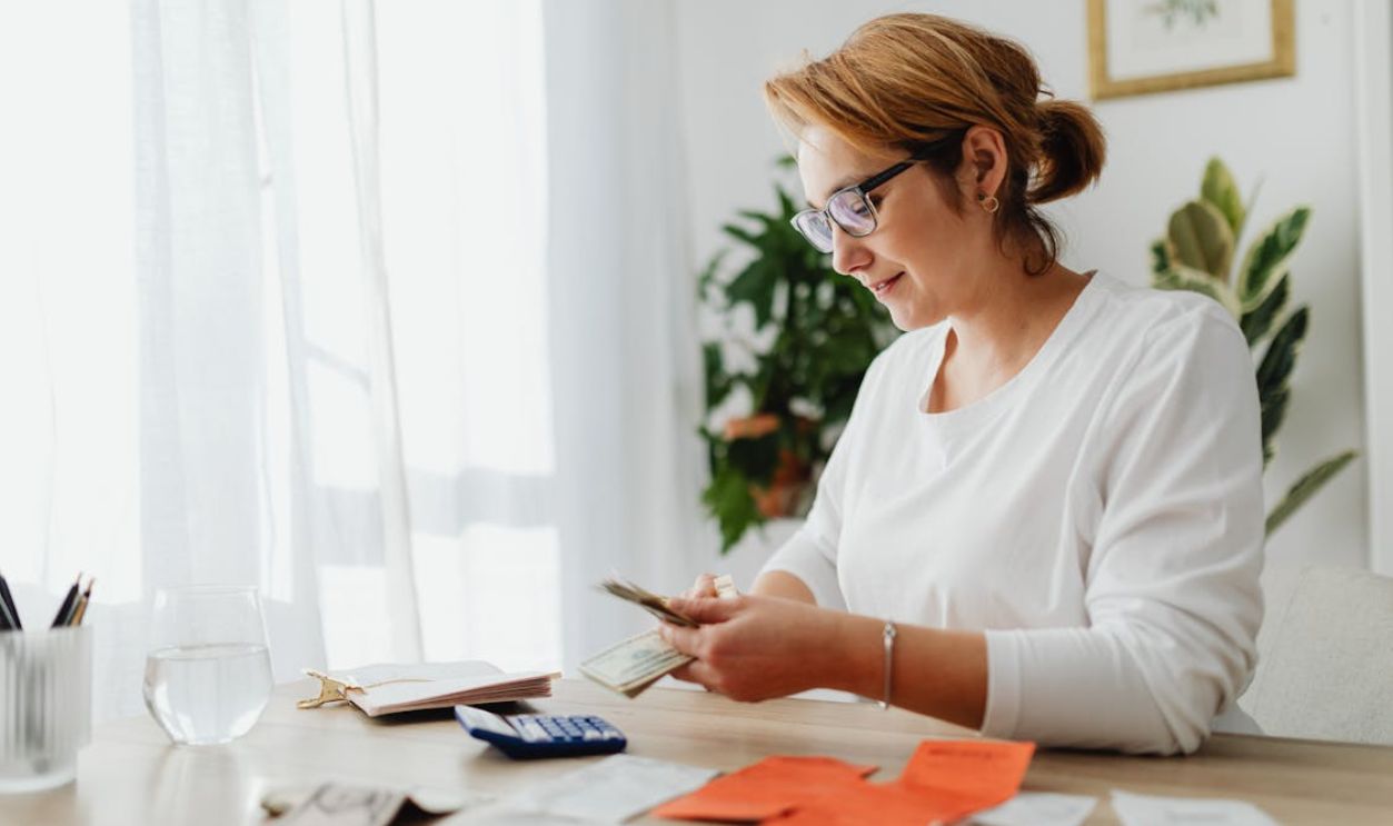 Woman Running Business from Office