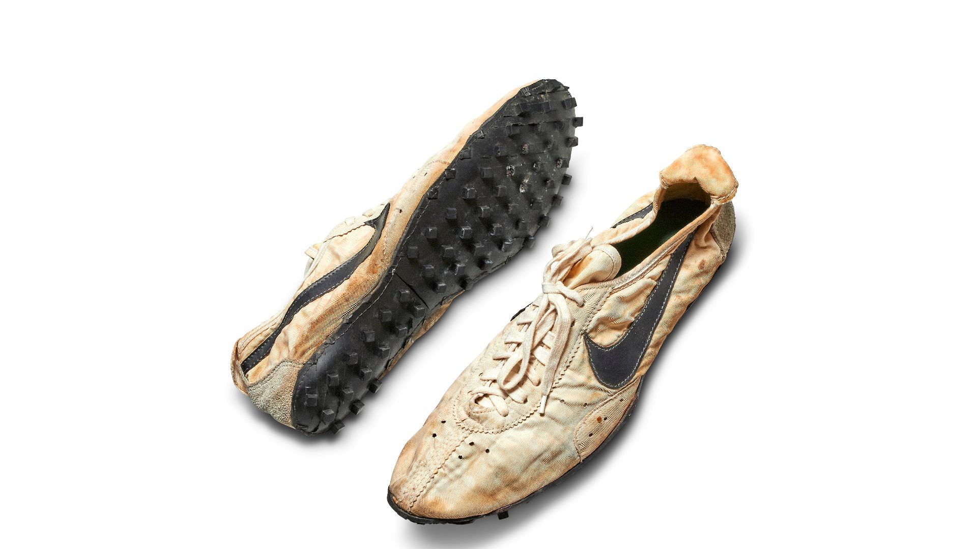 These Nike Moon Shoes broke the world record for the most expensive sneakers ever sold at auction.