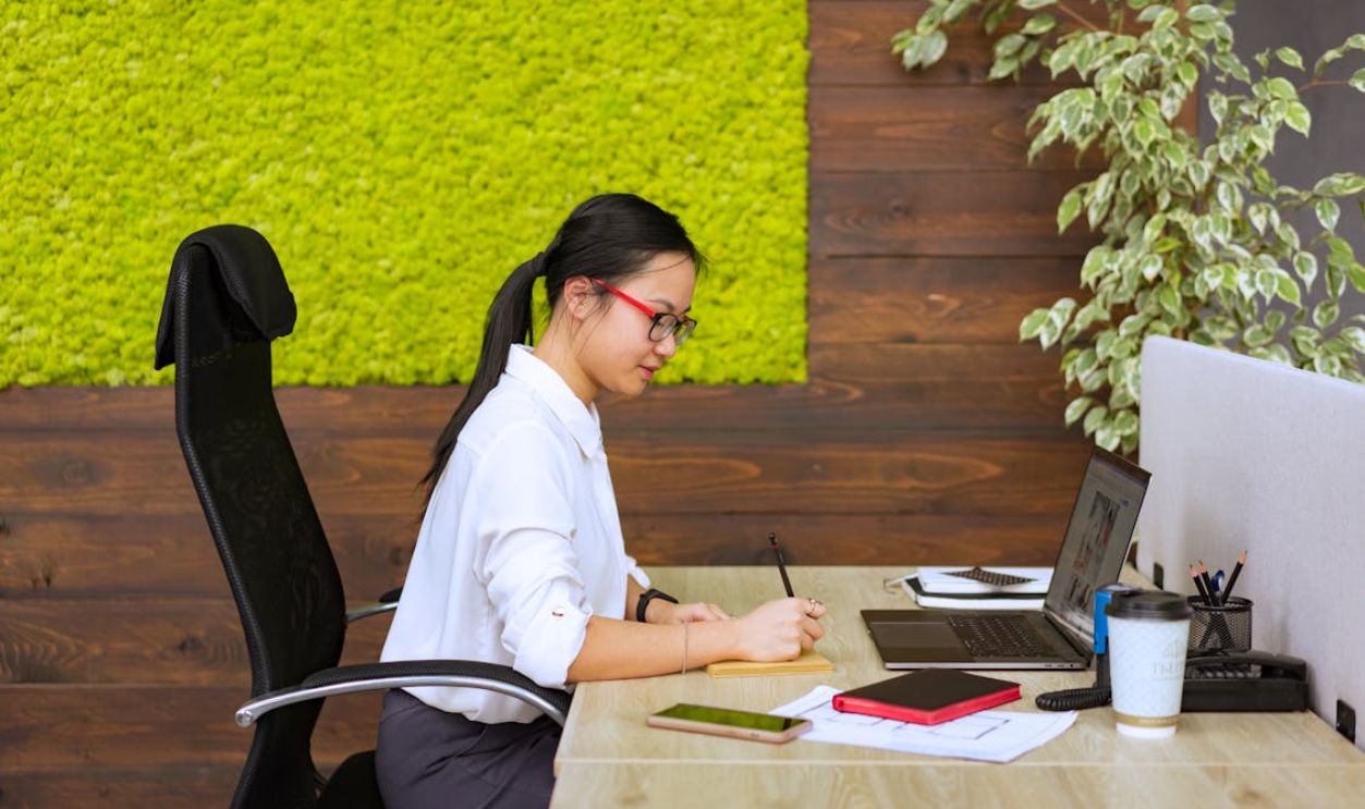 Woman Working at the Office