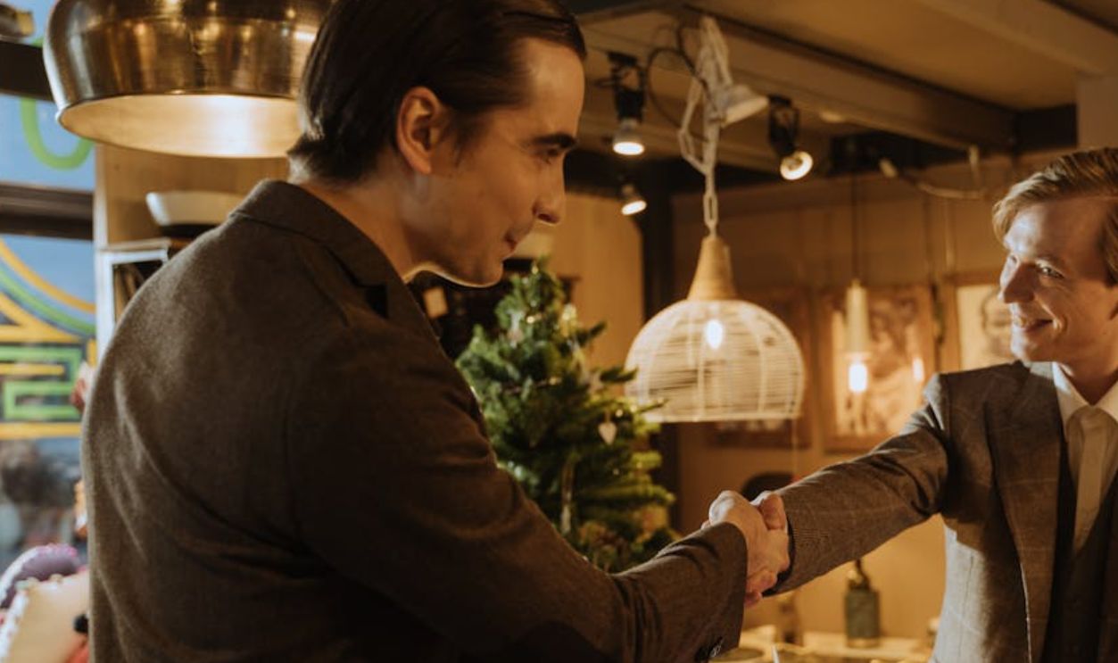 Two Men Shaking Hands