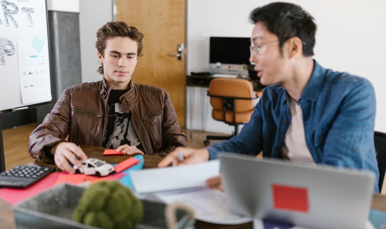 Men Working in an Office